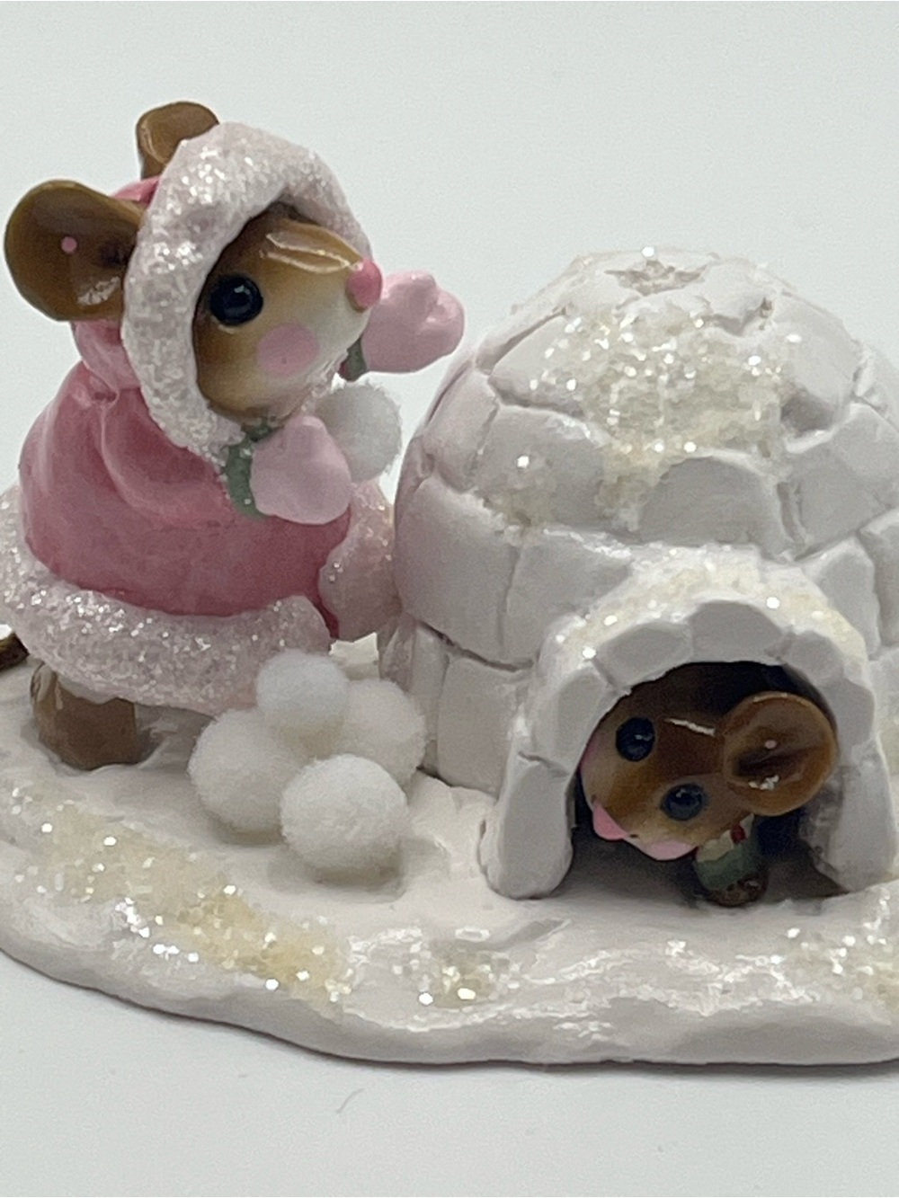 2006 Wee Forest Folk M-275b Crystals Ice Palace Retired with original box